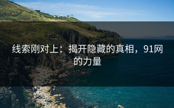 线索刚对上：揭开隐藏的真相，91网的力量